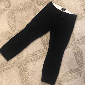 Black cropped pants